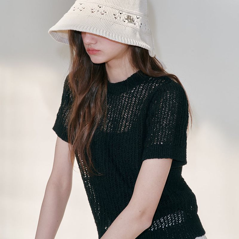 Melly Knit Top (Black)
