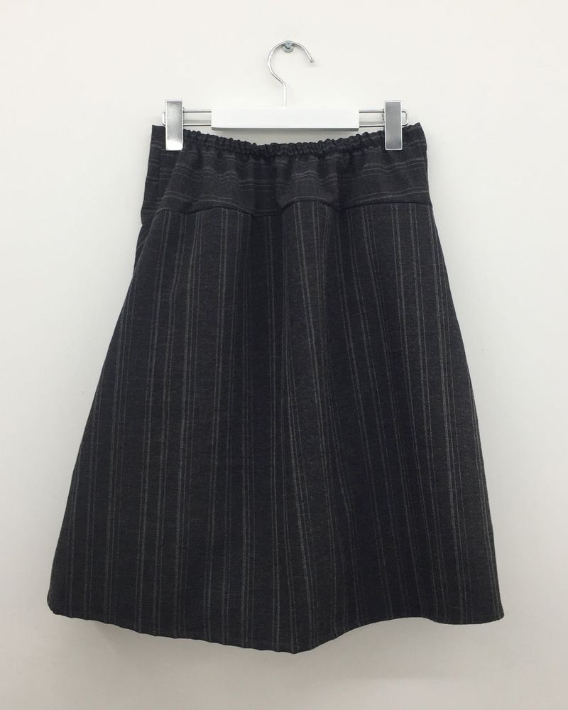 Label Midi Skirt (2color)
