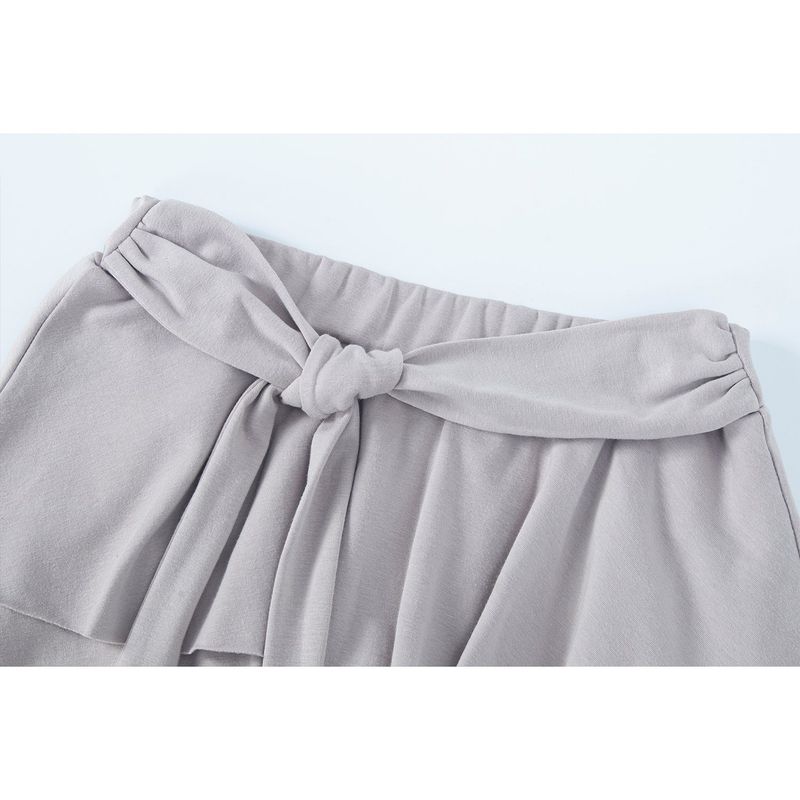 PLIE SKIRT-MAUVE GRAY