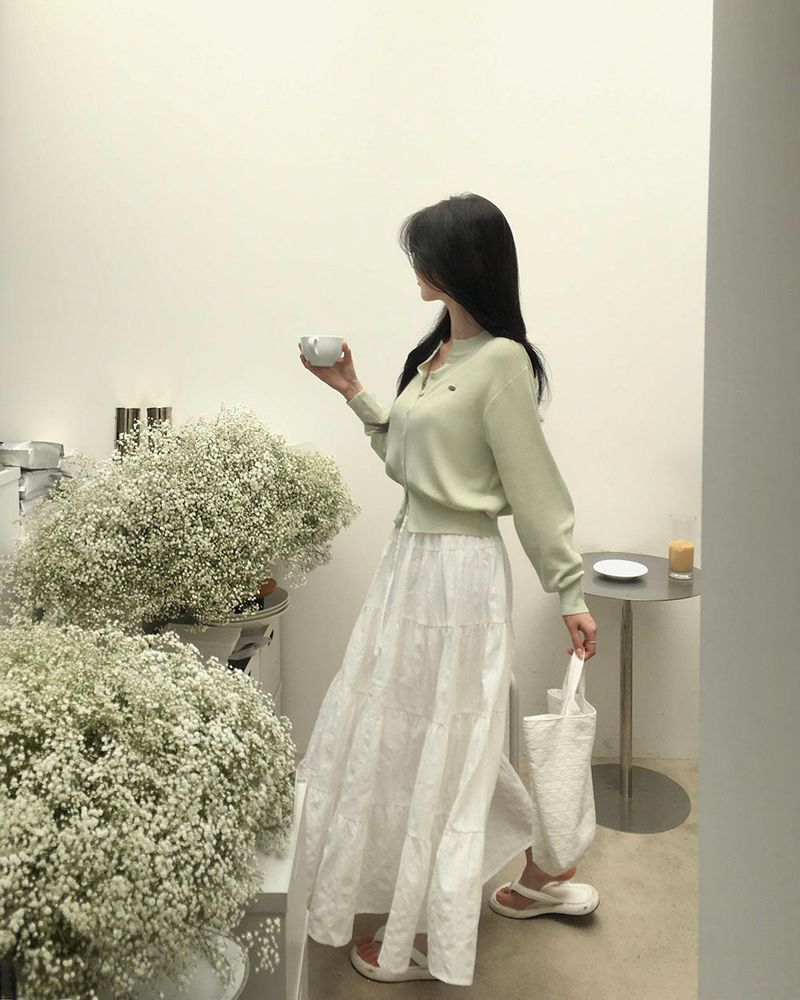 [MADE/Summer ver added!] Day, Round Pendant Cardigan