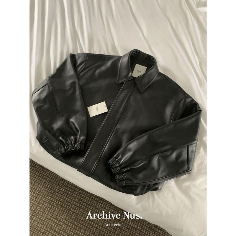 Nus. archive（ナス アーカイブ）の「Nus. リアルレザージャケット（ジャケット/アウター）」