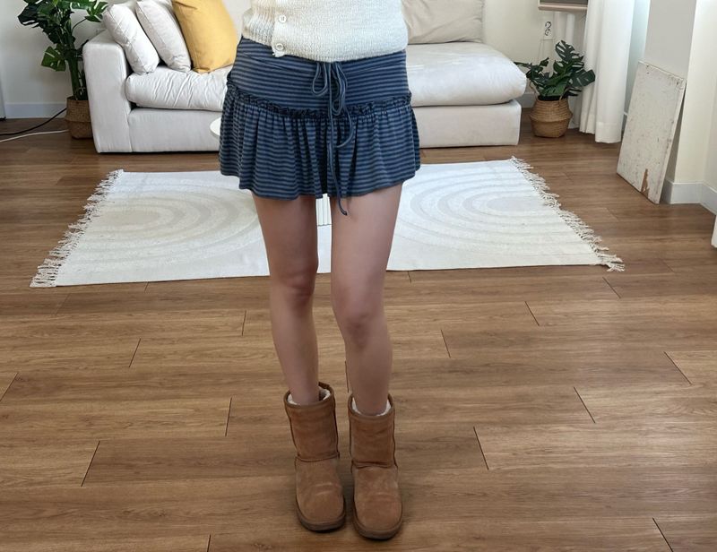 joy shirring skirt