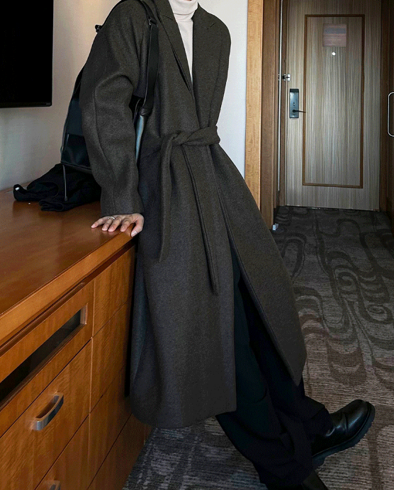 COSYHARU（コシハル）の「woody wool double coat（Jackets/Outerwear）」