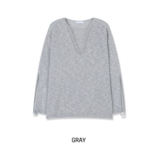 Sponge Grunge Damaged Knit
