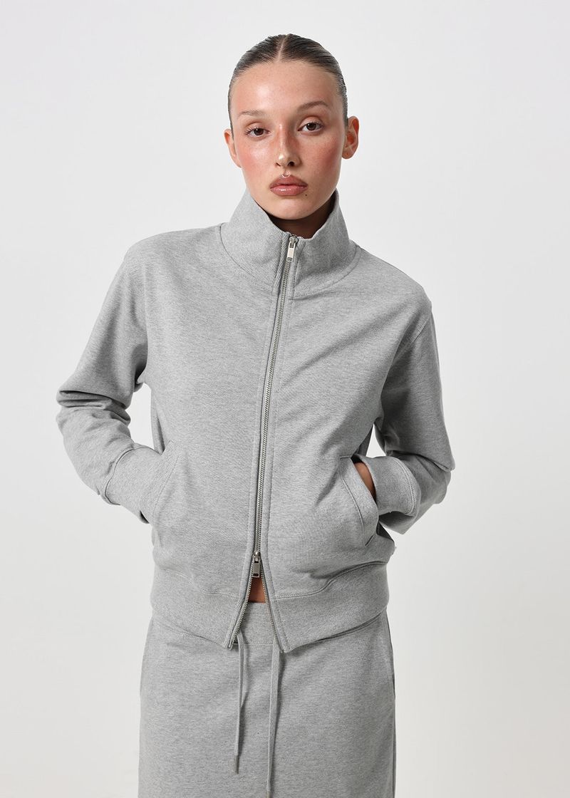 BLACKUP（ブラックアップ）の「[B-BASIC] Mid-Sweat High-Neck Zip-Up（Tops）」