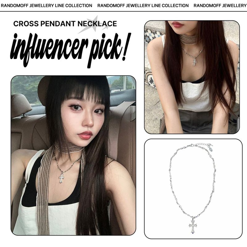 [Celeb pick] Cross pendant Necklace