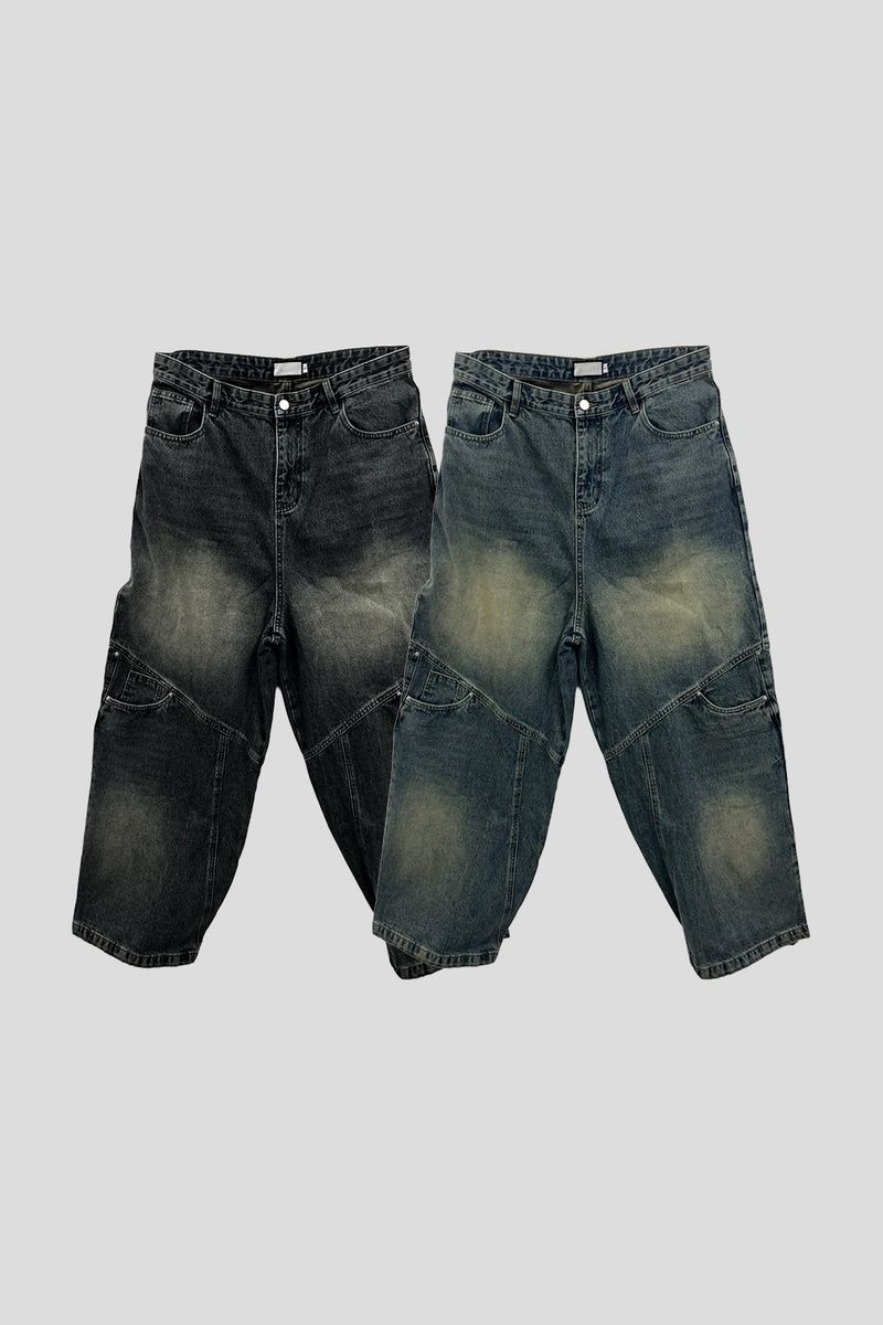 Mir double pocket denim pants