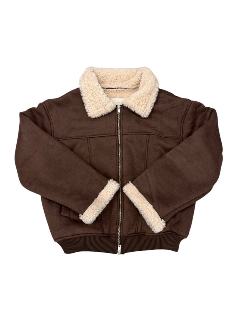 Haas Suede Shearling Mustang Jacket (3 Colors)