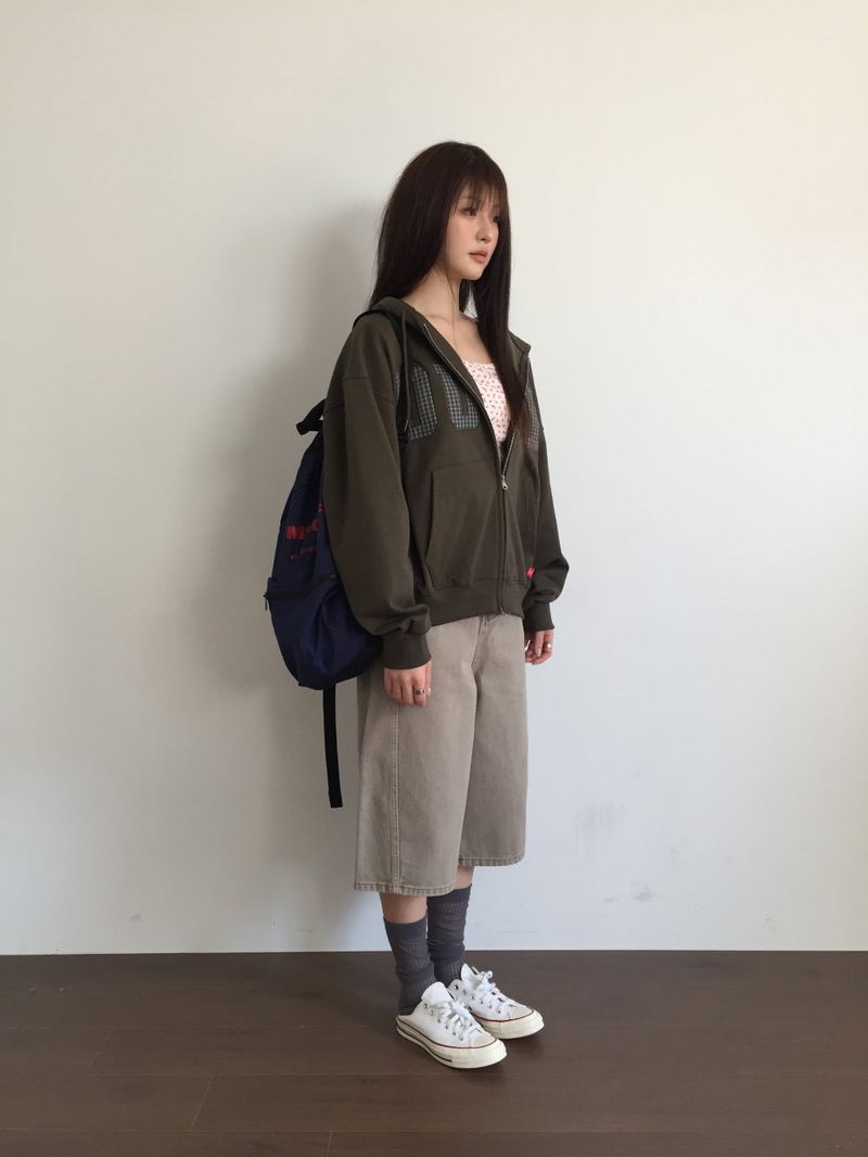 ヒールバックポケットバミューダショーツ (2color)