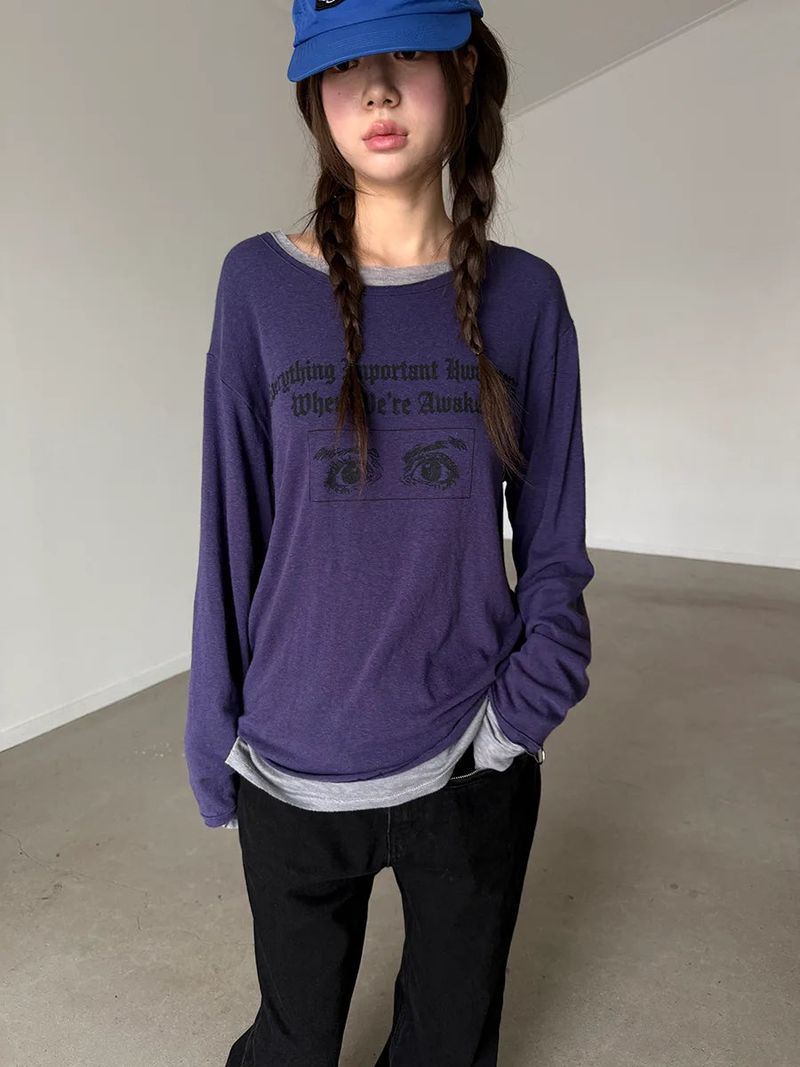 eyes printing cutting T