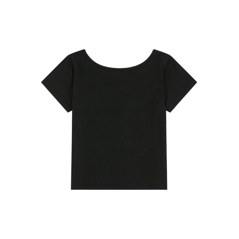Stud Short Tee - Black