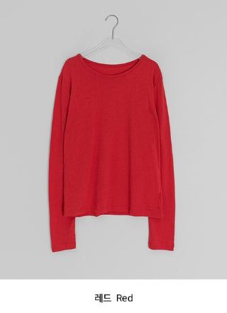 26SS★ [BAONHAUS] Seden Modal Layered Round T-shirt