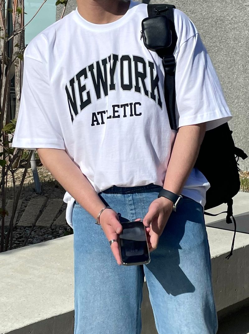 [MADE]NEVERDOWHY NEWYORK PRINTING T-SHIRTS