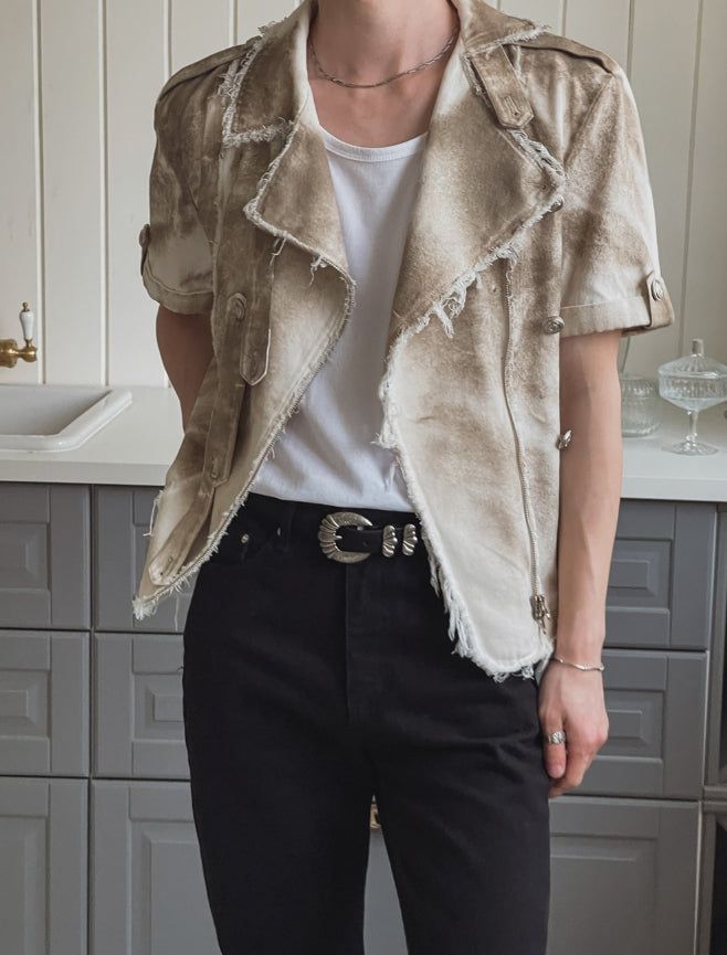26SS★ [PLAN MADE] Blake Cutoff Napoleon Jacket