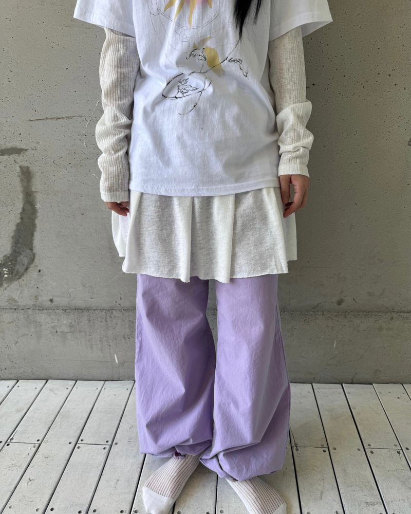 Color Button Pants