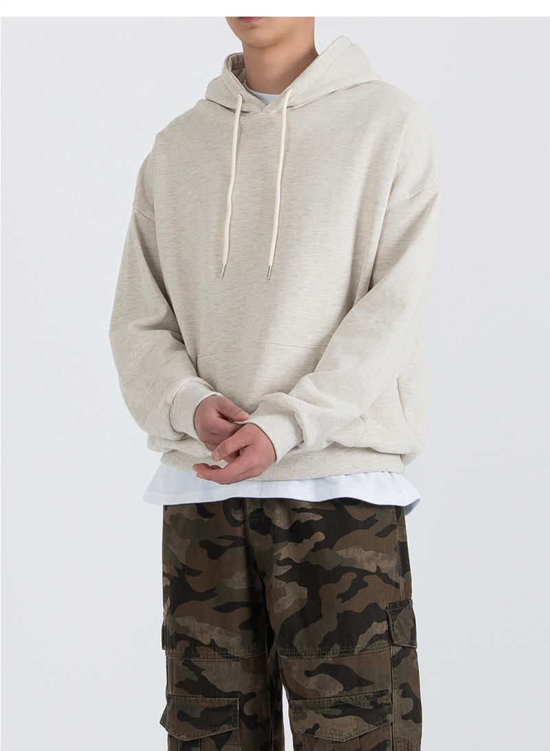 Authentic Relaxed Basic Hoodie Oatmeal
