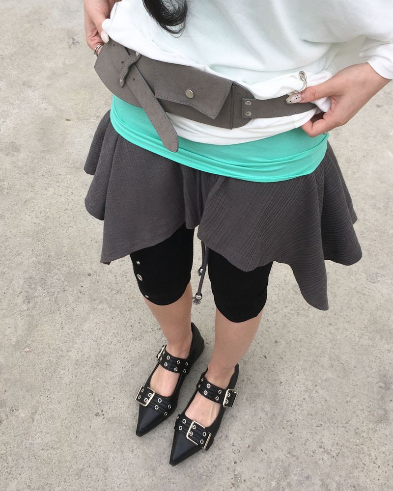 Folding flare skirt