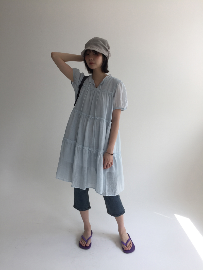 Nova Tiered Frill Dress (2color)