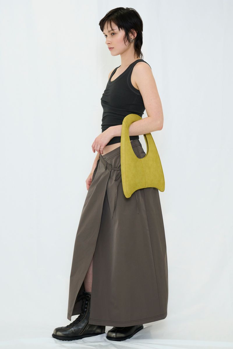 WRAP MAXI SKIRT