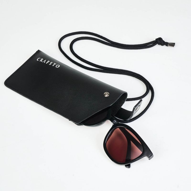 Cactus Leather Glasses Case