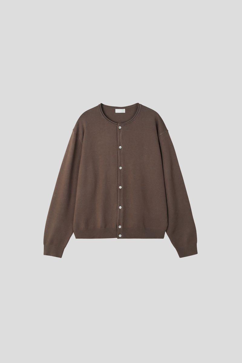 Milla Round Knit Cardigan (3color)