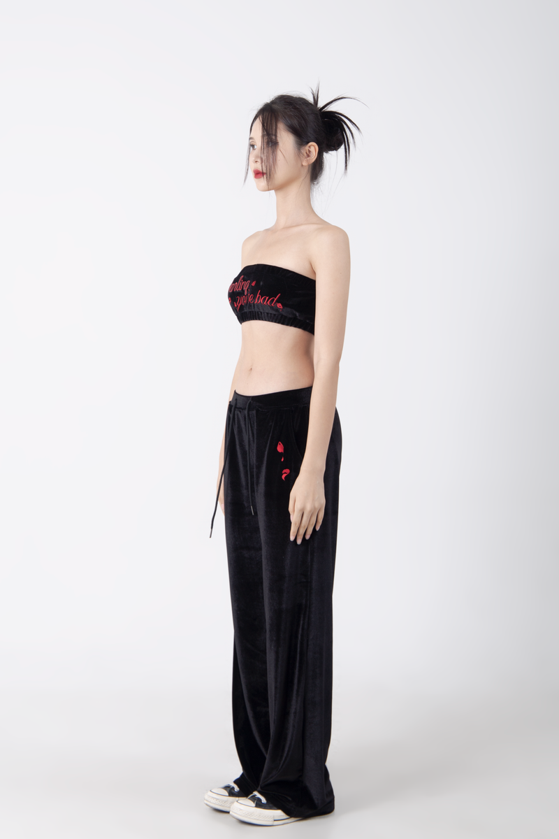  DARLING, YOUR SWEATPANTS ! #VELVET BLACK