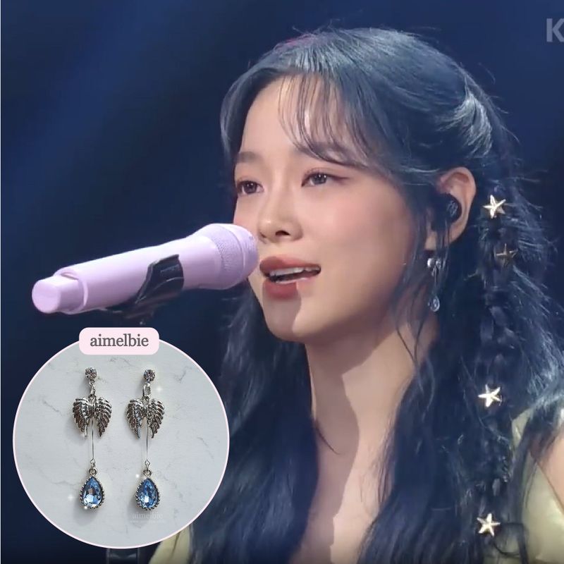[IVE Leeseo Earring] The Angel Wings Earring
