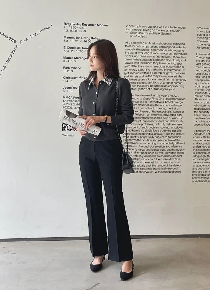 Menzo Bootcut Span Denim Slacks