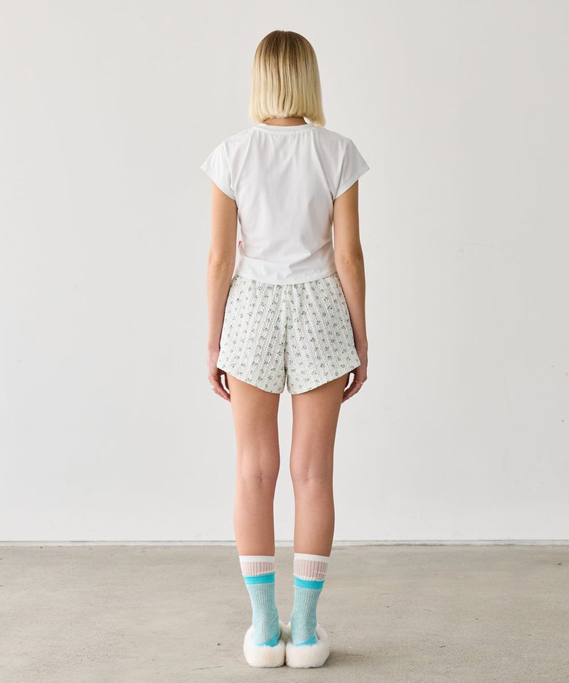 MICRO FLORAL SHORTS