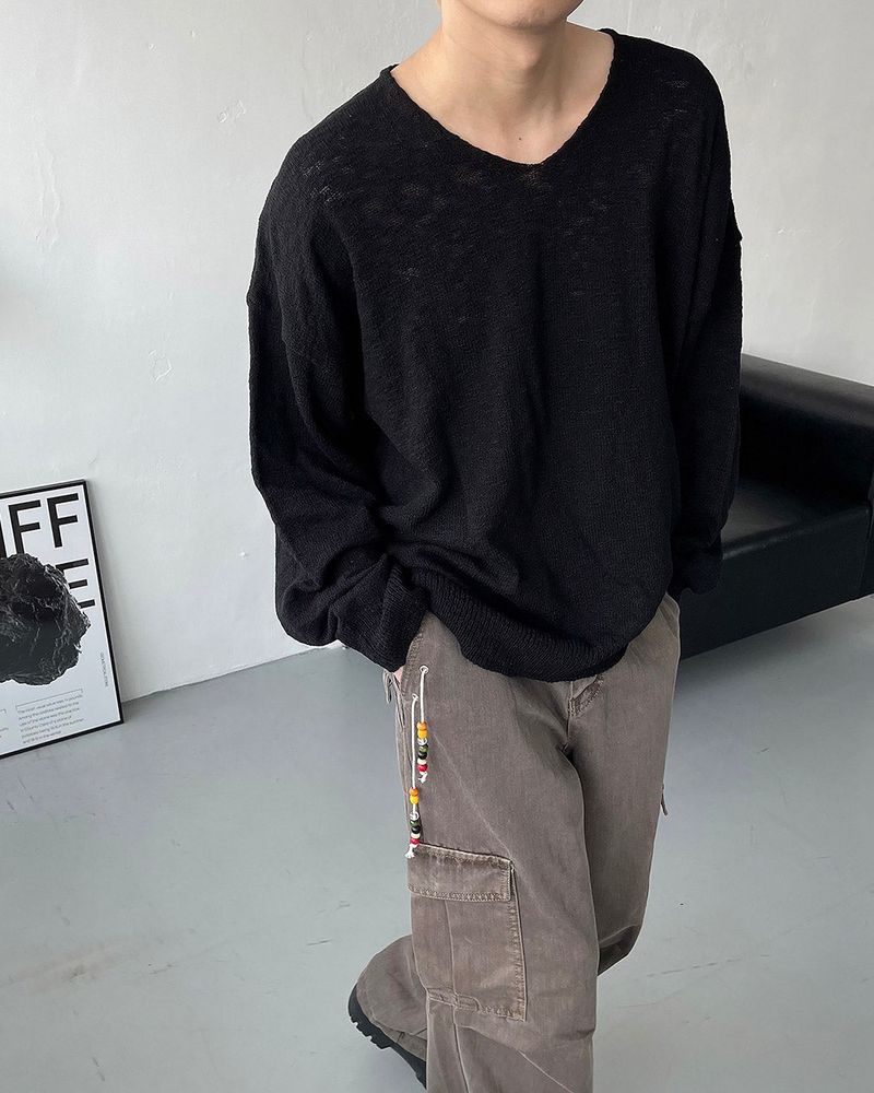 CL Ditto beads Washing cargo pants (3 colors)