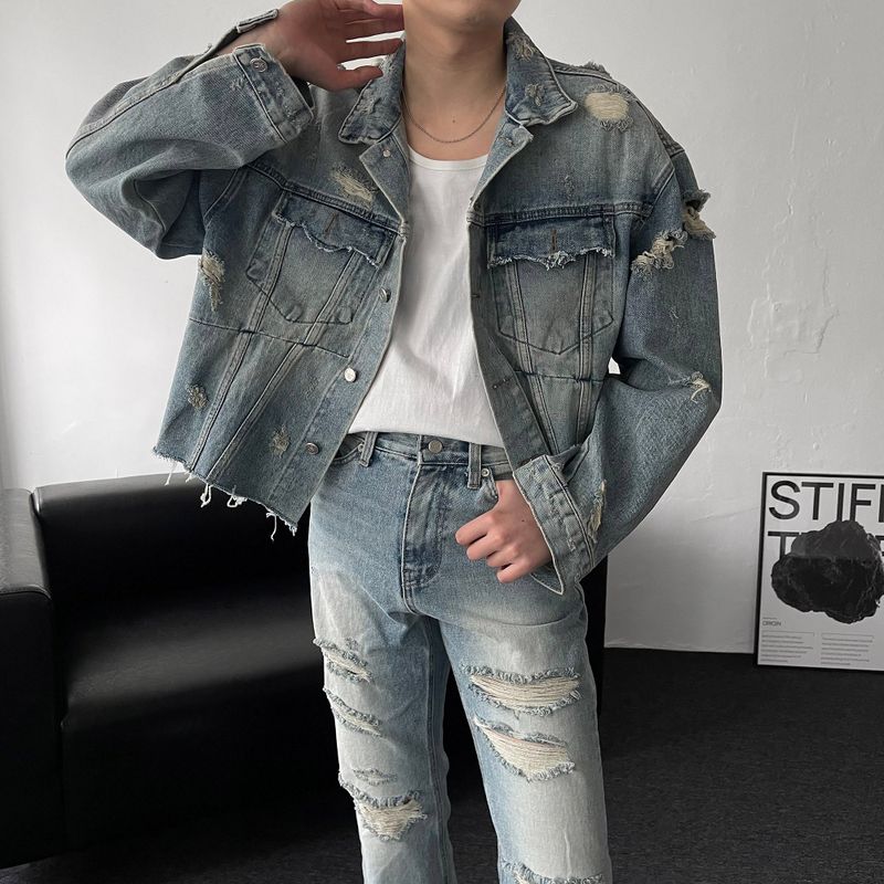 COZINESS（コジネス）の「MG624,625 incision damage jean jacket (2 colors)（Jackets/Outerwear）」