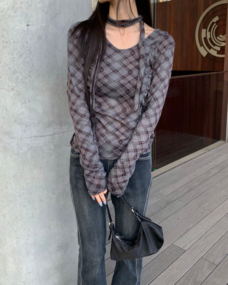 Check scarf T