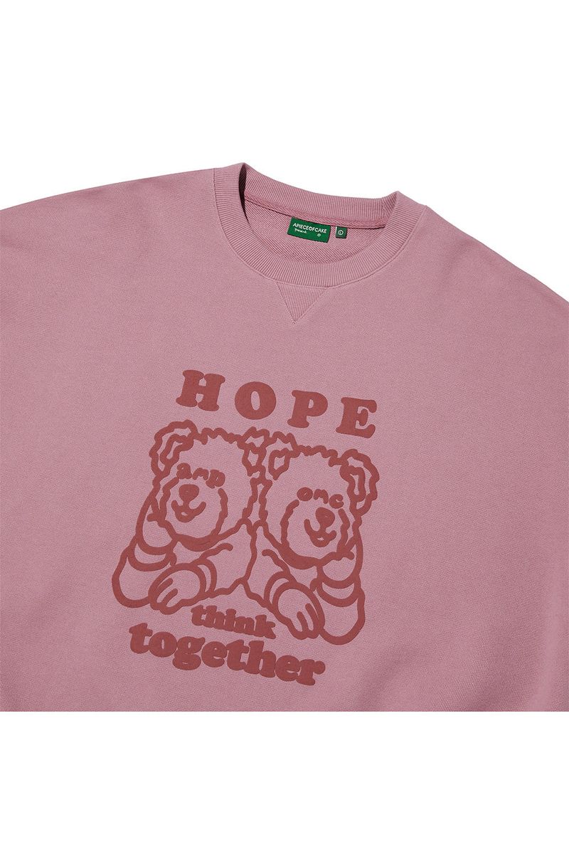 HTT Crewneck_Metal Pink