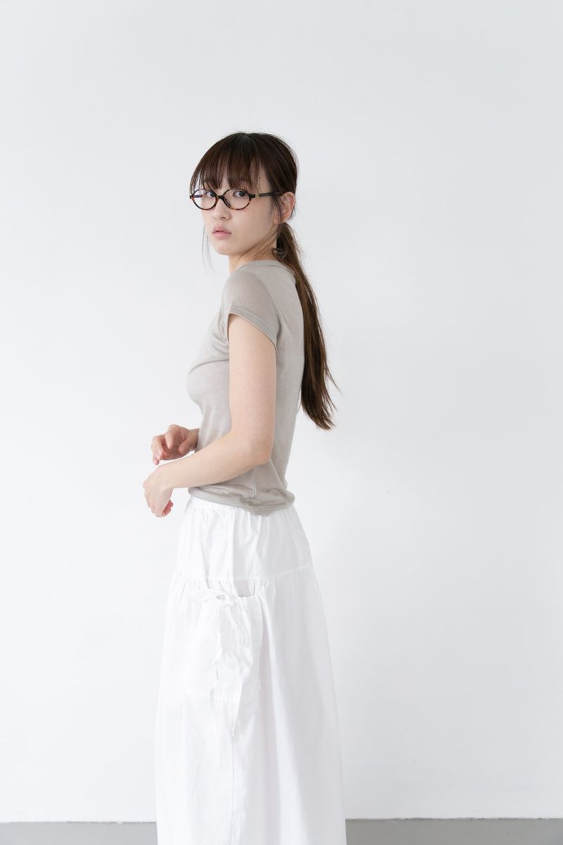 slim drape half top(5colors)