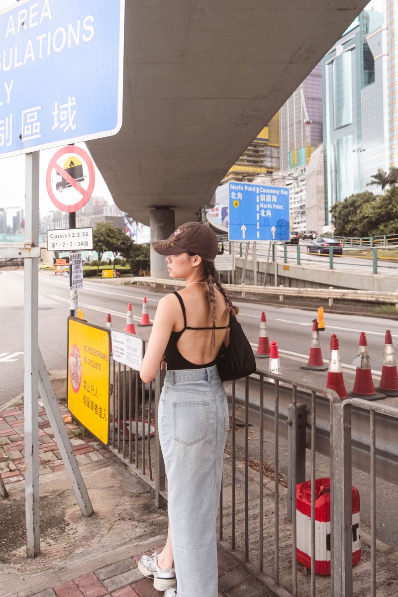 Call Me Backless Bodysuit (with pads) - Black