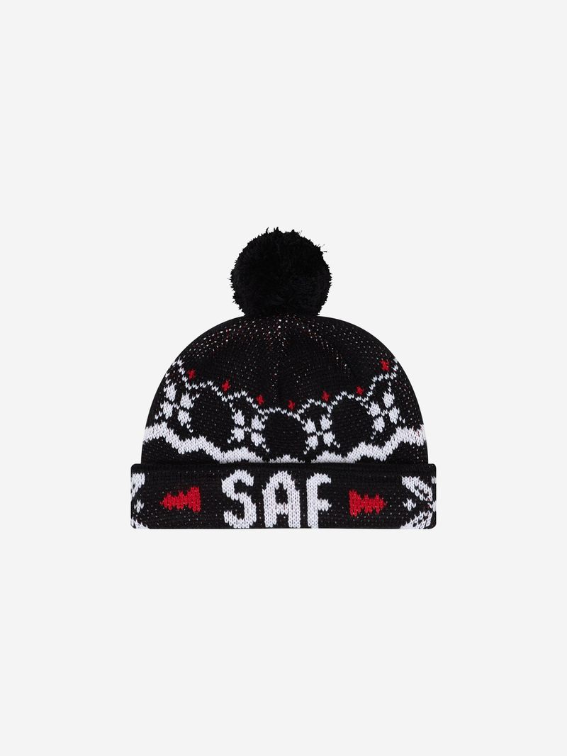 safarispot(サファリスポット)の「S.T.C. SAF POM BEANIE (BLACK)(Hats)」