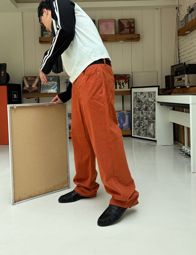 No.1889 peach color SW cotton PT (4color)