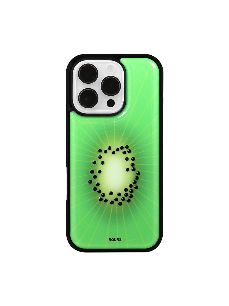 ROURS（ラウォルズ）の「キュービックフルーツケース(kiwi)（スマホグッズ/小物）」