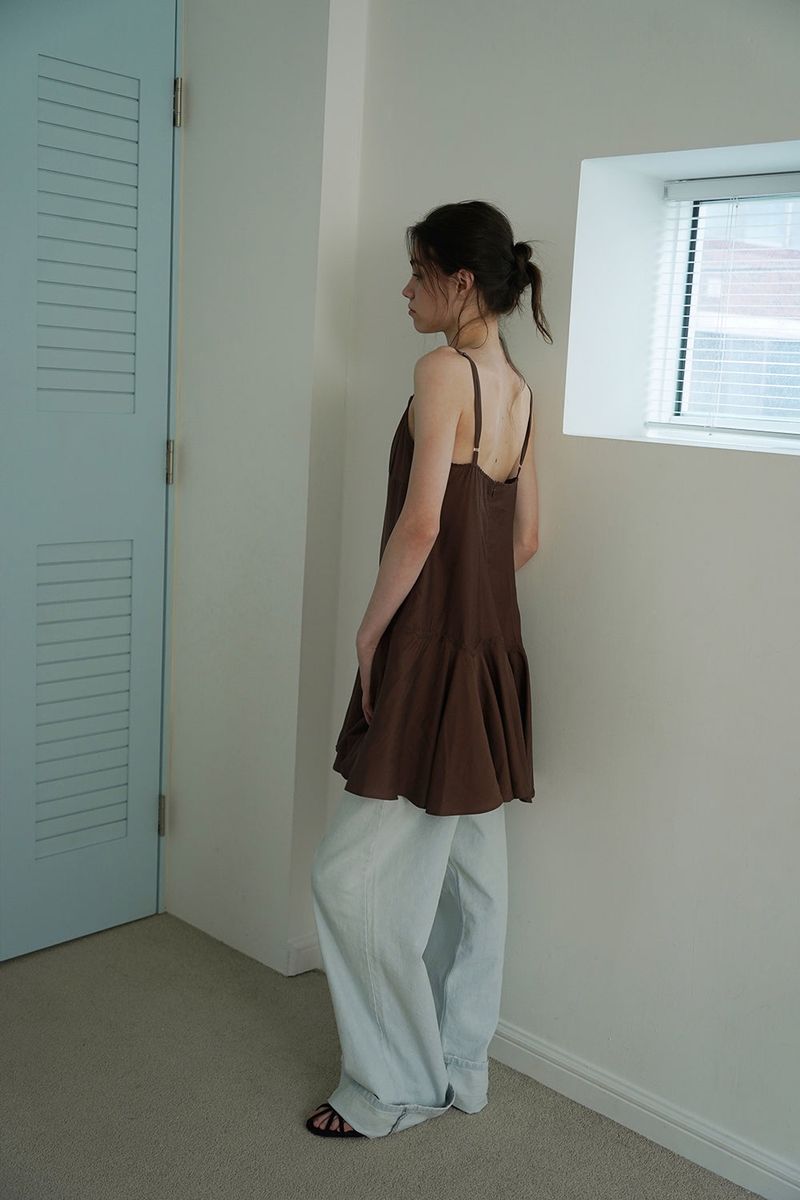 Nina slip dress_brown