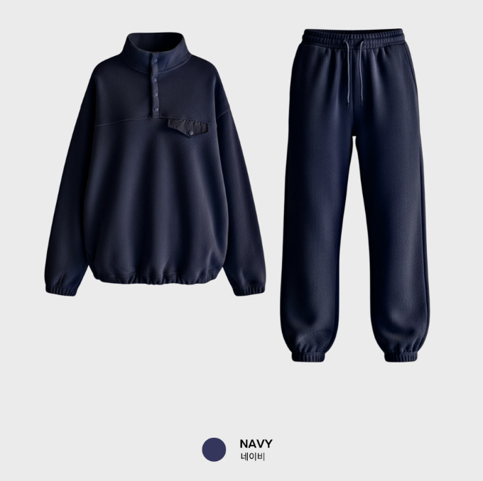 【Setup】 Kuiper Daily Brushed Fleece Button Setup