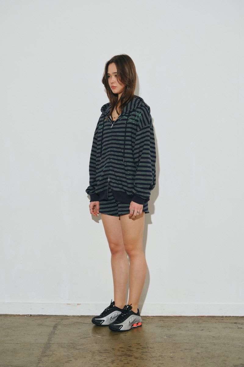 set st hood zip up (navy)