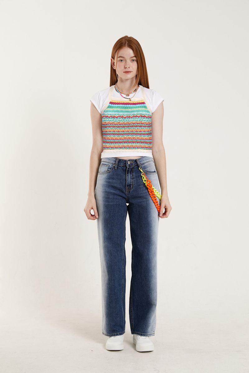 PINK PINEAPPLE（ピンクパイナップル）の「BEACH KNIT VEST（Tops）」