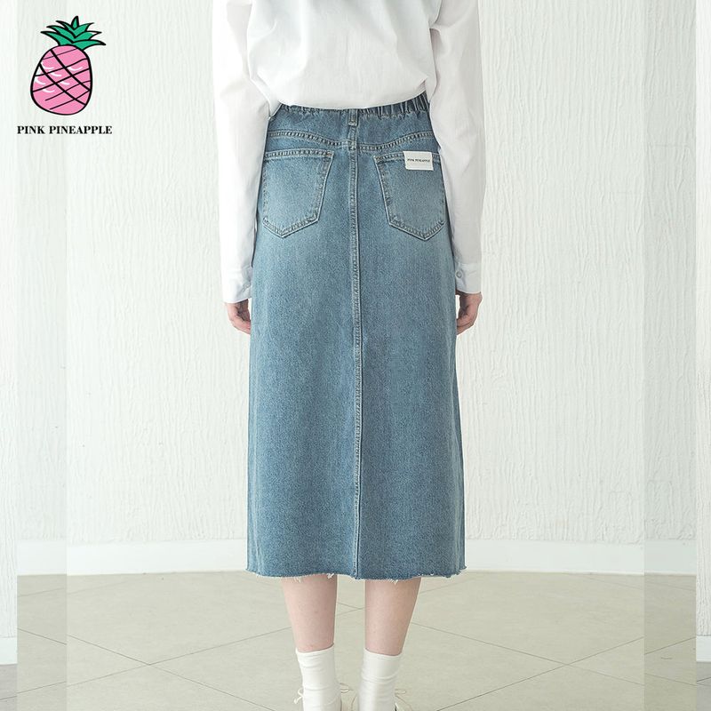 PINK PINEAPPLE（ピンクパイナップル）の「SLIT LONG SKIRT（Skirts）」