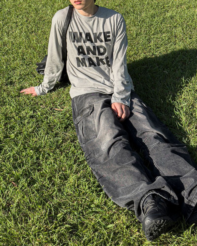 Text Regular Fit Long Sleeve