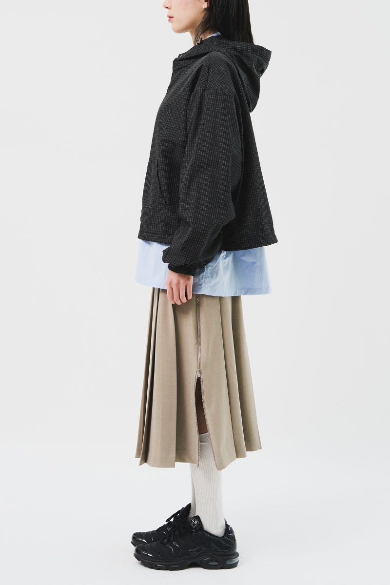 Square Cropped Hooded Jacket (5color)