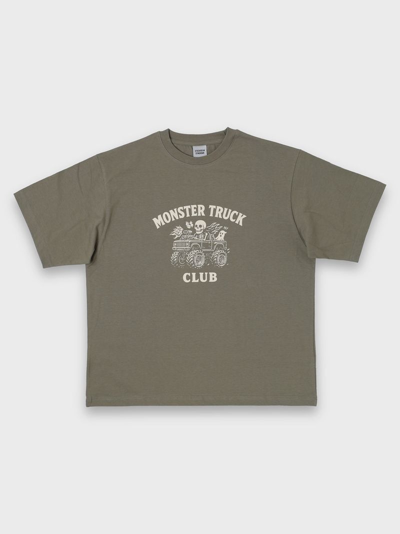 stockholm syndrome（ストックホルムシンドローム）の「MONSTER TRUCK CLUB Tシャツ - カーキ（トップス）」