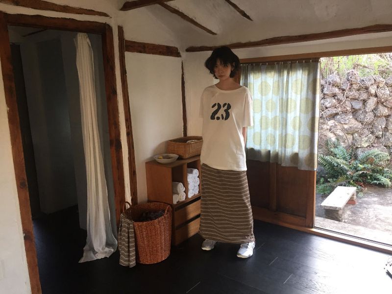 YWD STRIPE SKIRT (2color)