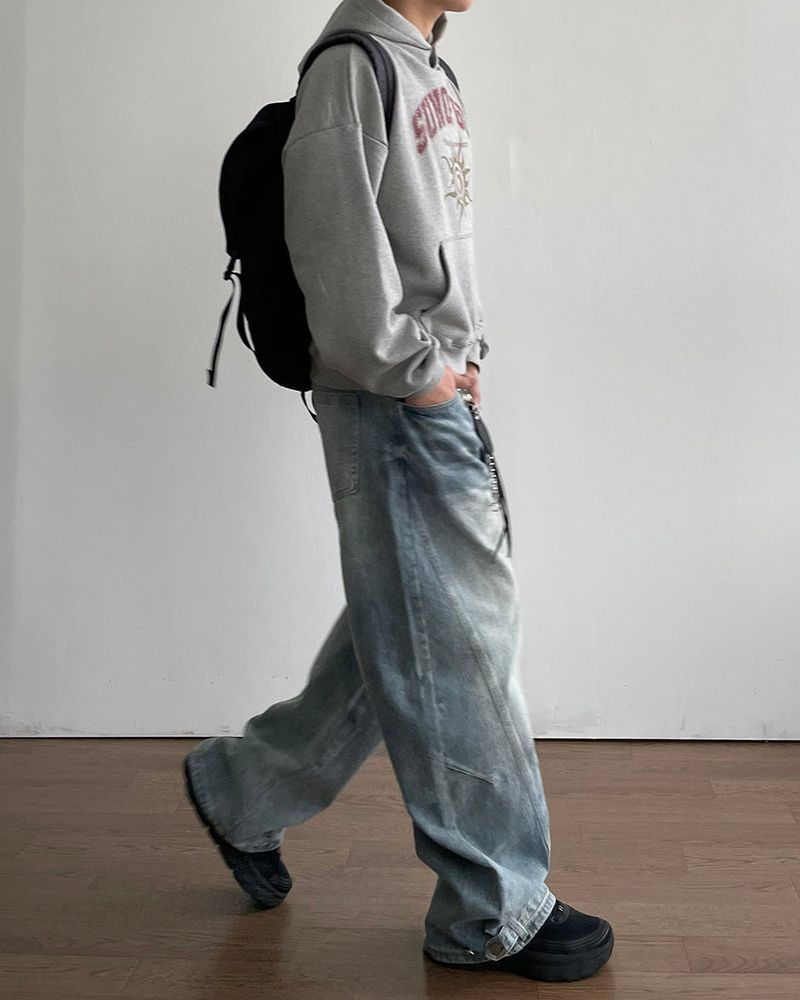 Heli Printed Crop Hoodie