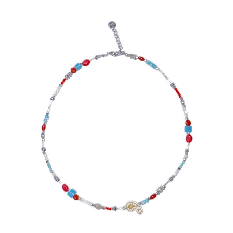 RUNDS(ランド)の「paisley gemstone necklace 002(Accessories)」
