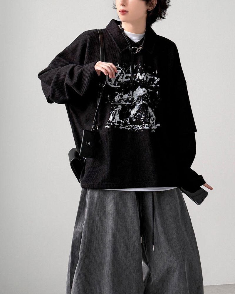 Vatican Layered Collar Knit
